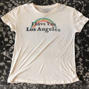 Dirty Cotton Scoundrels Vintage Style I Love You Los Angeles Tee